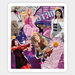 blackpink collage style design Sticker